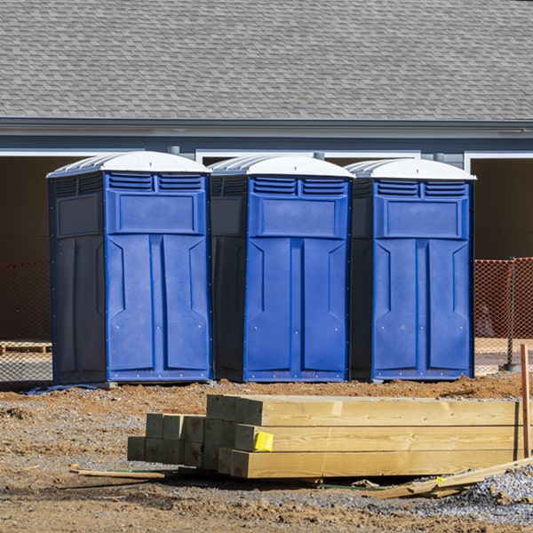 what is the cost difference between standard and deluxe portable restroom rentals in College Station Arkansas